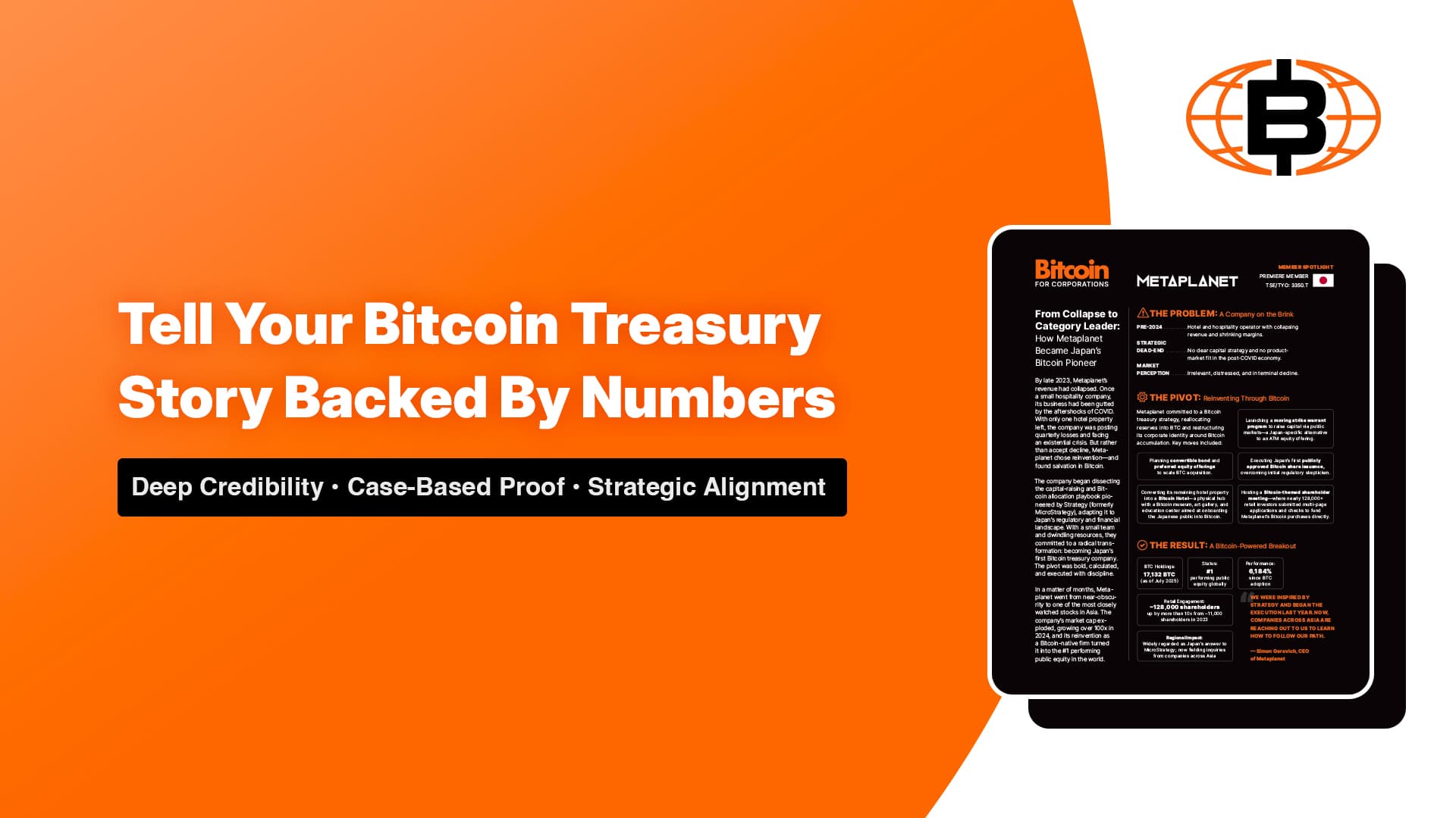 Bitcoin Treasury Company Case Study